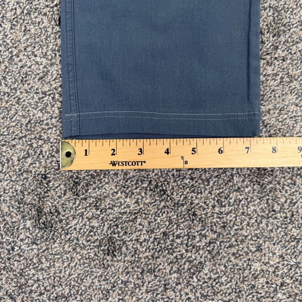 Lululemon Commission Pants Mens 31 Slim Fit Blue Chino Technical Trousers M5670S - Picture 10 of 11